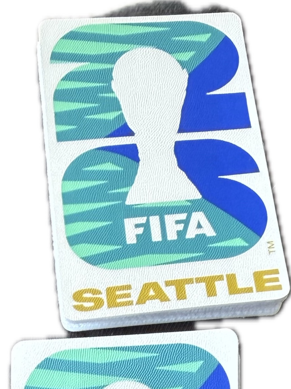 Seattle FIFA 2026 Velcro patch  - Blue, Teal, Gold